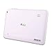 iRULU eXpro X1a 9 Inch Quad Core Tablet PC, Google Android 4.4 Kitkat, 1024600 HD Resolution, 16GB Nand Flash - White Rear