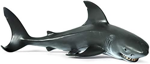 Kolobok - Sea Safari Animals Action Figures - Sharks and Whales (Smiling White Shark)
