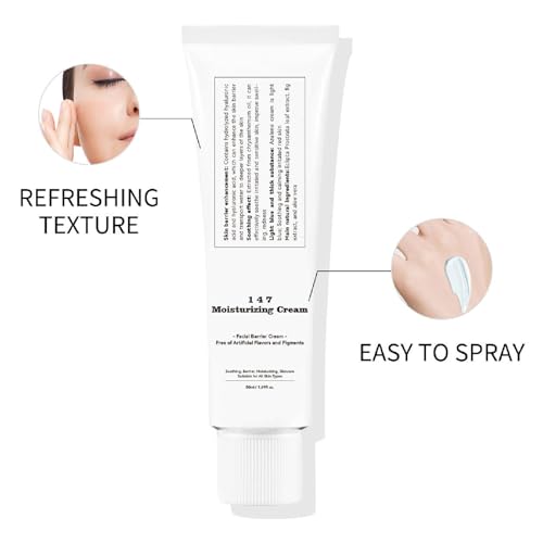 LBOYLOVE® 147 Barrier Repair Cream，Hyaluronic Acid combined with Ceramides Offers Deep Nourishment,Provides Daily Skin Barrier Repair Care,Korean Vegan formula, Applicable to All Skin Types