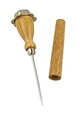 Norpro-Wood Handle Stainless Steel Ice Pick with Pick Cover for Storage-802