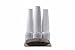 Paper Solutions 16 oz. Disposable Paper Coffee Cups with Travel Lids and Sleeves, White (Pack of 75)