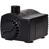 Pond Boss Fountain Pump with Low Water Shutoff - Fits 1/2in. Tubing, 140 GPH,...