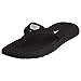 Nike Women's Ultra Celso Thong Flip-Flop, Black/White, 9.0 Regular US