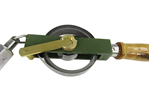 Handle Stainless Steel Explosion-proof Oil Tank Gauging Tapes Oil Gauging Tape with Stainless Steel Plumb Bobs (5m)