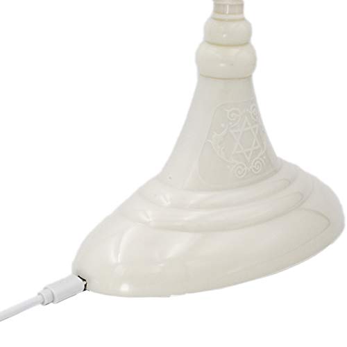 image for The Dreidel Company Traditional LED Electric Hanukkah Menorah with Cry