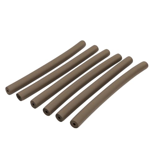 FabLife Foam Tubing, Brown, 1/4", Pack of 6