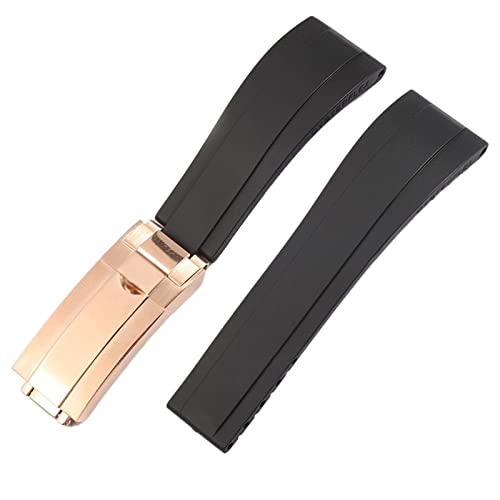 WatchBand For Silicone Waterproof Watch Strap Accessories Rubber Chain Buckle With Logo