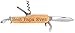 Fathers Day Gift for Grandpa Best Papa Ever Laser Engraved Wood 6 Function Multitool Pocket Knife