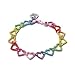CHARM IT! Rainbow Heart Link Bracelet By High IntenCity