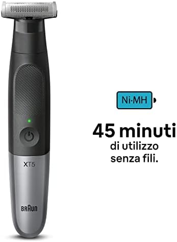 Regolabarba Uomo e Rasoio Elettrico Barba Series X, Xt5200, Nero