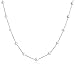Bling Jewelry Bridal Sterling Silver Freshwater Cultured Pearl White Tin Cup Necklace