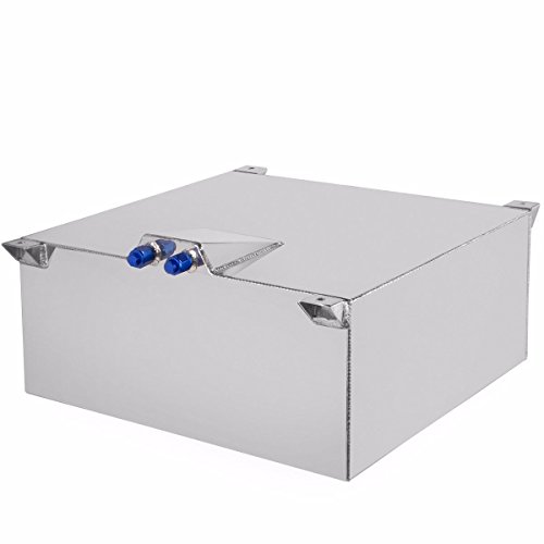 STKUSA 20 Aluminum Gallon Fuel Cell Tank Lightweight Polished Fuel Cell Tank DIY