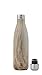 S'well Stainless Steel Water Bottle - 17 Fl Oz - Blonde Wood - Triple-Layered Vacuum-Insulated Containers Keeps Drinks Cold for 36 Hours and Hot for 18 - BPA-Free - Perfect for the Go