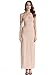 KIRA Women's Adjustable Spaghetti Straps Long Cami Slip Dress (Small, Nude)