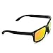 WearMe Pro - Premium Polarized Mirror Lens Classic Square Style Sunglasses