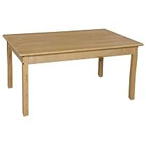 Wood Designs WD83429 Rectangle Hardwood Table with 29