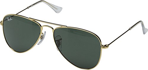 Ray Ban Jr. Boys Ray-ban Kids Aviator Junior, Gold, 50 mm