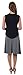 STRETCH IS COMFORT Women's A-Line Skirt Charcoal Gray Medium