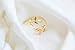 ONDAISY Matte Color Bff Best Friends Bohemian Boho Jewelry Tree Flower Leaves Laurel Leaf Adjustable Band Ring