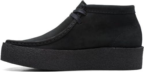 Amazon.com | Clarks - Womens Wallabeecup Hi Boot, Color Black