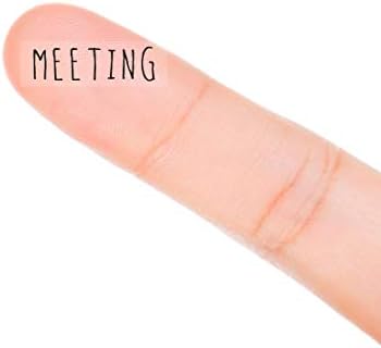 Meeting Planner Stickers, 120 Clear Reminder Work Header Labels Scrapbooking Crafting Stickers