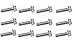JOHN DEERE Spindle Bolts/Screws GY20785 GY20050,12-Pack