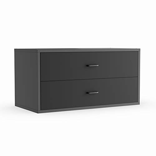 Foremost 327901 Modular Large 2Drawer Cube Storage System, White