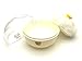Idol Design Baby Powder Puff with Container Case (Yellow)