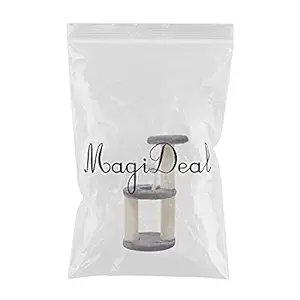 GIANTE Cat Climbing Frame Cat Scratching Board Cat Tree Toy Round Base Gray