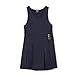 French Toast Little Girls' Double Buckle Tab Jumper, Navy, 6