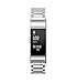 For Fitbit Charger 2 Band, Stainless Steel Band, FreshZone Newest Premium Replacement Accessories Wrist Band for Fitbit Charge 2 [Large,Small] (Silver)