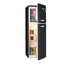 Klarstein Audrey - Nevera con congelador, Frigorífico combi, Look ...
