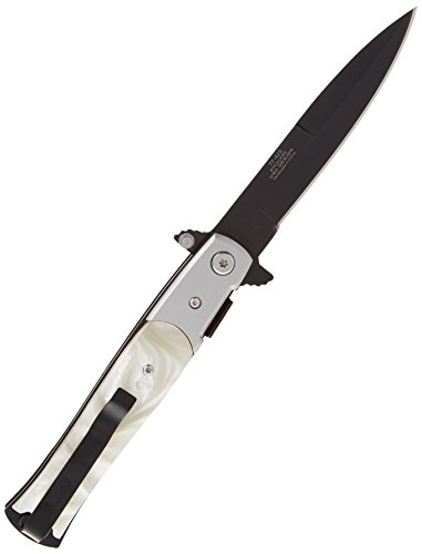 TAC-FORCE PEARL 4" Black Blade Knife Brand NEW! - Thumbnail 2