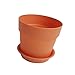 Axe Sickle 4 Inch Colorful Plastic Planter, Indoor Flower Pot, Mini Plastic Flower Seedling Nursery Pot, Garden Plant Pot Home Decoration, Flower Pot with Pallet 5 Pcs.