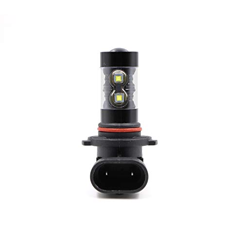 Dantoo 2 x 9145 LED Bulbs H10 Fog Light Bulbs Extremely Bright 6000K 10 SMD 9140 LED Fog Light Lamp Replacement for DRL or Fog Lights, Xenon White - Thumbnail 2