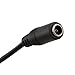 JacobsParts DC Power Extension Cable 25 Feet 5.5mm x 2.1mm Male Female Cord, 20AWG