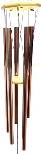 52" Height Large Beautifu Sound Copper-Hand Tune Chime (52"H x 6.5"W x 6.5"D)