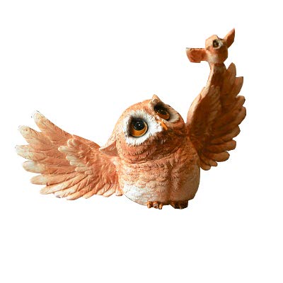 Gemmia Miniature Fairy Garden Owl Figurine- Thanks for raising me up — image 1