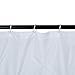 Amazon Basics Pinched Pleat Bathroom Shower Curtain - White, 72 Inch
