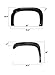 Offroader Socket Rivet Style Fender Flares 2007-2013 Chevy Silverado 1500