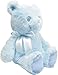 Linzy 9'' Blue Teddy Bear Stuffed Animal, Plush Toys, Baby Pink Color, 9'' Sitting High, 12'' Floppy, with All Embroidery Features, Safe for New Born Baby(13053-1)