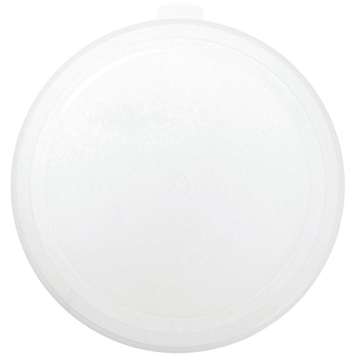Carlisle 060230 Bains Marie Round Storage Container Lid, Fits 6 or 8 Quart Container, Translucent