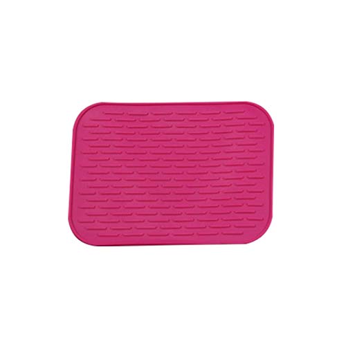 lotus.flower Silicone Trivet Mat,Pot Holders, Spoon Rest and Kitchen Table Mat | Multi-purpose Serveware Accessories - Pot Holder/Coaster / Placemat/Hot Pad (Hot Pink)