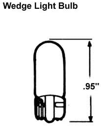 Polarg Pure Red M21 194 12v5w B1 Series Wedge Bulb Replacement - M21