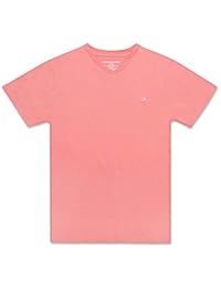 Calvin Klein playera de cuello redondo grande para niños