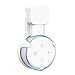 Outlet Wall Mount Holder Stand Compatible with Dot 3rd Gen &HuaWei Ai Plug in Kitchens, Bathroom and Bedroom, A Space-Saving Solution for Your Smart Home Speakers ,Built-in Cable Management- White