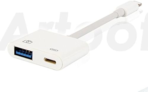 Lighting to USB 3 Camera Reader Cable Adapter for iPhone and iPad