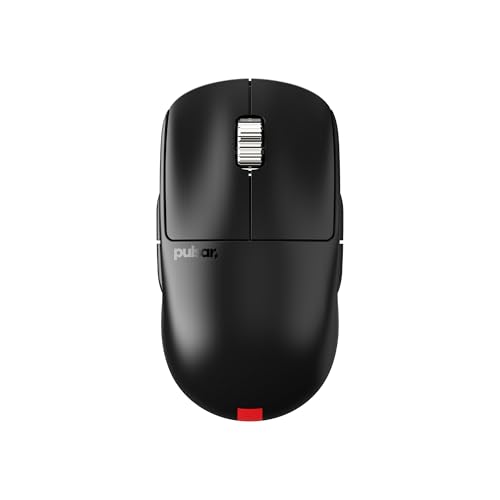 Pulsar Gaming Gears X2A v3 eS Wireless Gaming Mouse, Ultra Lightweight, Optical Switch, 32000 DPI, 750 IPS, XS-1 Sensor, 8k Compatible (Medium, Black)