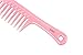 xnicx 3pcs Wide Tooth Detangling Comb Set - Curly, Wet, Thick Hair Brush - Macaron Pink