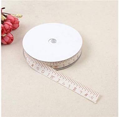 Yhcean Creative Ruler Pattern Cotton Ribbon Clothing Accessory Ribbon DIY Tool for Festival Party Decoration